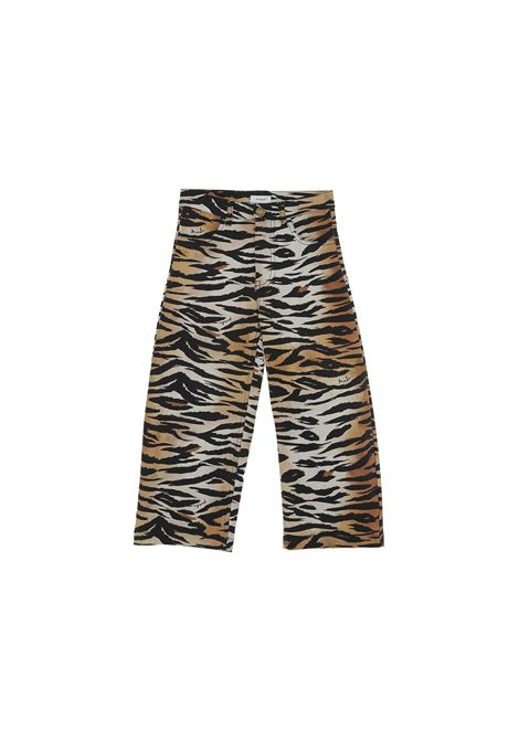 Pantaloni con stampa tigrata PINKO KIDS | KFPA064.0.CEK01D463